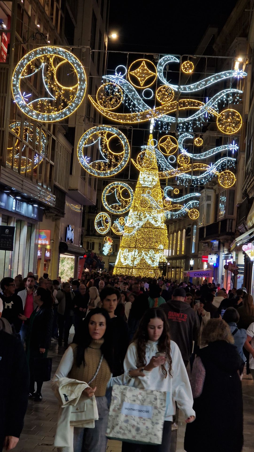 Malaga&#039;s big Christmas switch-on - in pictures
